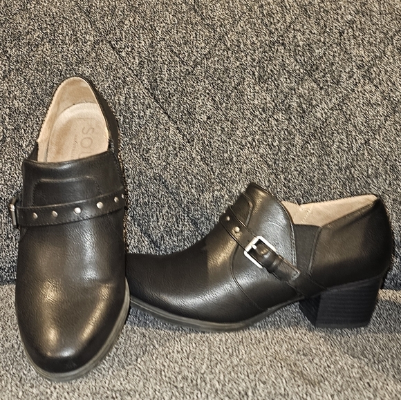 2 FOR $50 SOUL Naturalizer Black Ankle shooties Size 9 - Picture 5 of 5